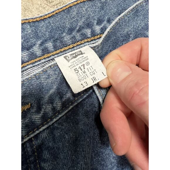 Vintage y2k 32x32 Levi’s boot cut paint splatter jeans - Picture 4 of 8